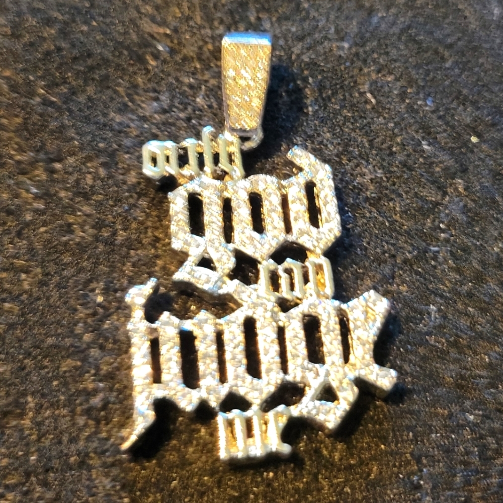Stainless steel pendant Only God can Judge Me